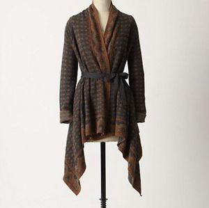 Anthropologie- Field and Flower wrap sweater